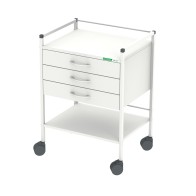 HAEBERLE 08/16 Rollwagen 60/83 cm mit 3 Schubladen