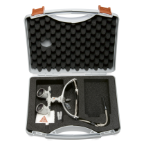 HEINE HR 2,5x Binokularlupen Set auf S-FRAME