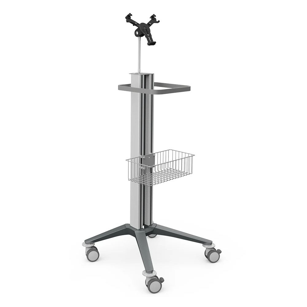 HAEBERLE bravo Tablet-Wagen mit Ablagekorb HAEBERLE bravo Tablet-Wagen mit Ablagekorb