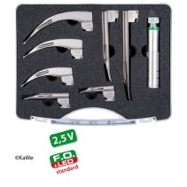 KaWe LED F.O. Laryngoskop Set für Erwachsene und Pädiatrie