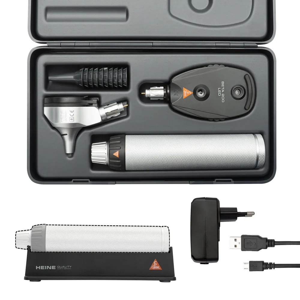 HEINE BETA 200 LED Diagnostik Set mit Ladegriff USB