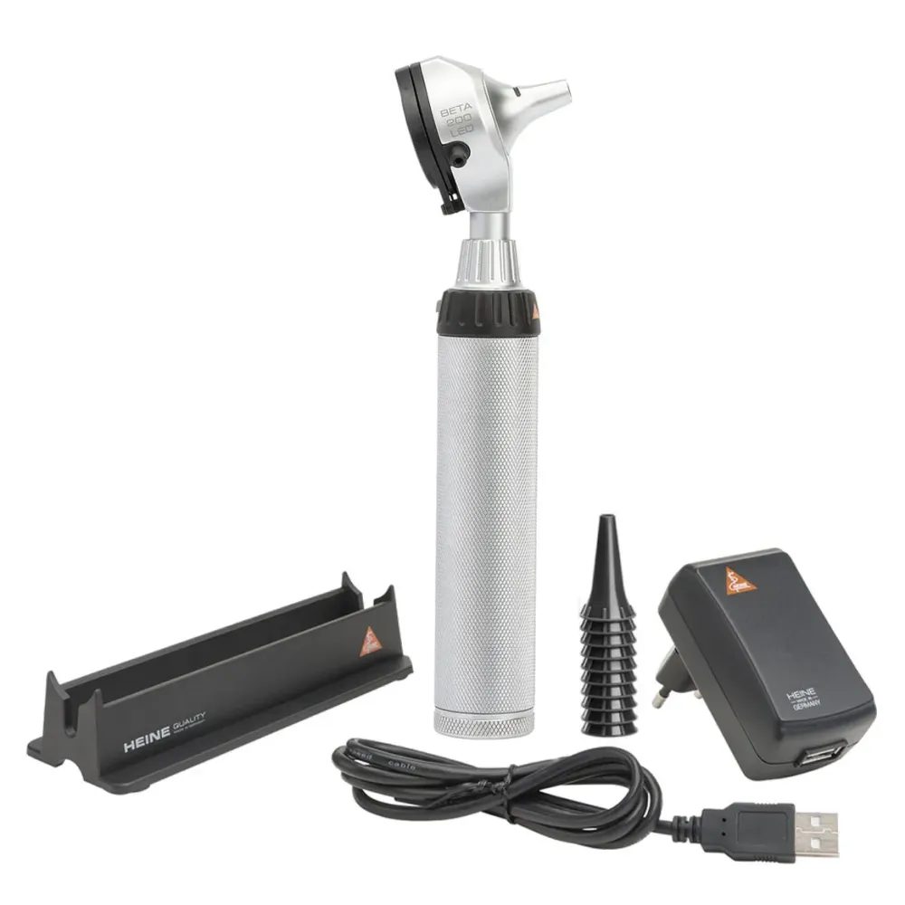 HEINE BETA 200 LED Otoskop Kit mit Ladegriff