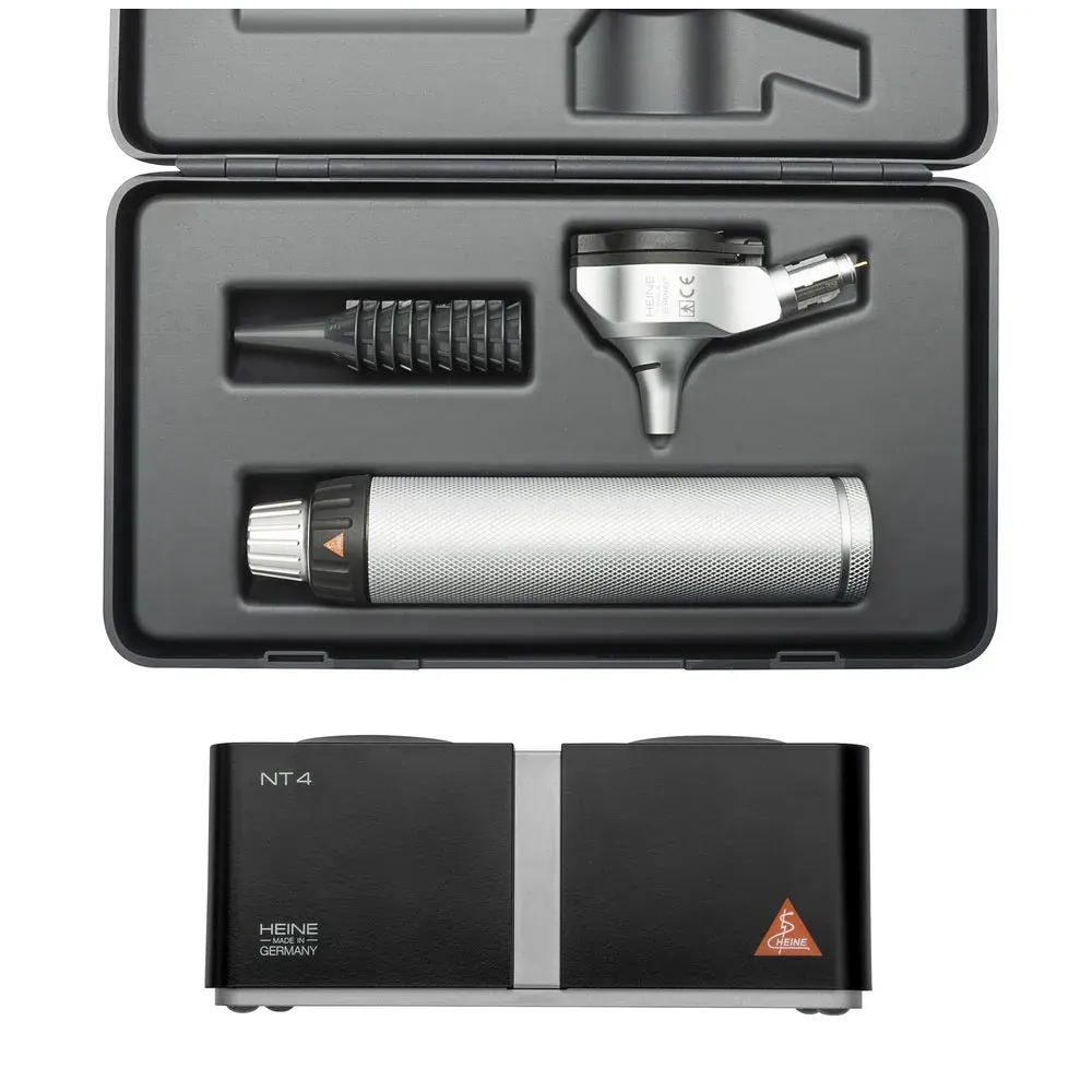 HEINE BETA 400 LED Otoskop Set mit Tisch-Ladestation