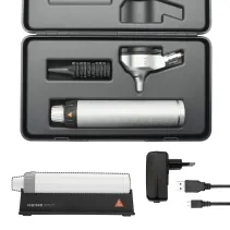HEINE BETA 400 LED Otoskop Set mit Ladegriff USB