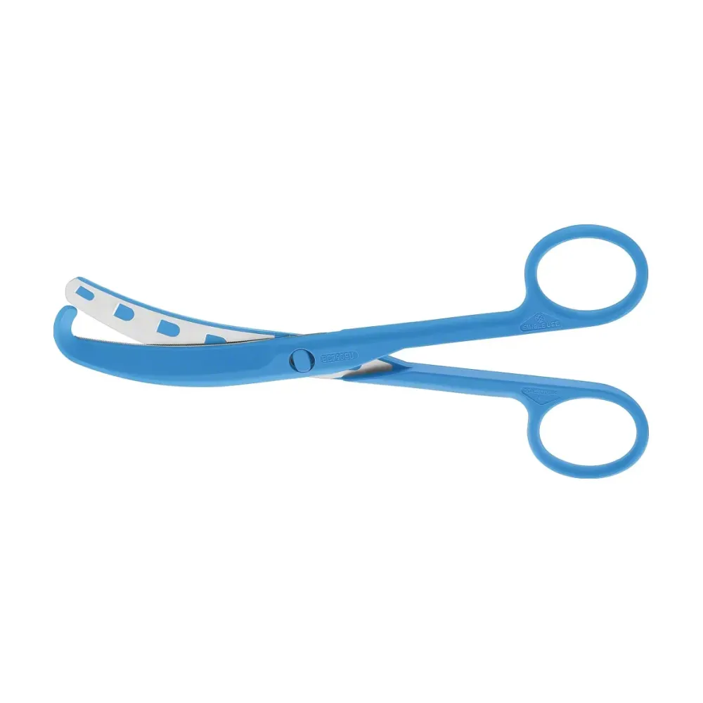 Aesculap SUSI Nabelschnurschere, gebogen, stumpf, 160 mm), blau, steril, einweg