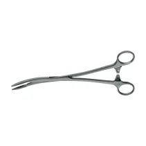 Aesculap SUSI MAIER Korn-, Tupfer-, Schwammzange, gebogen, 265 mm