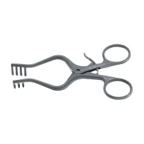 Aesculap SUSI WEITLANER Wundspreizer (selbsthaltend), 130 mm, 3 x 4 Zinken, steril, einweg