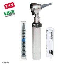 Otoskop Set KaWe EUROLIGHT F.O.30 3,5 V inkl. Li-Ion Akku