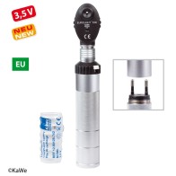 Ophthalmoskop Set KaWe EUROLIGHT E36 3.5V mit Akku