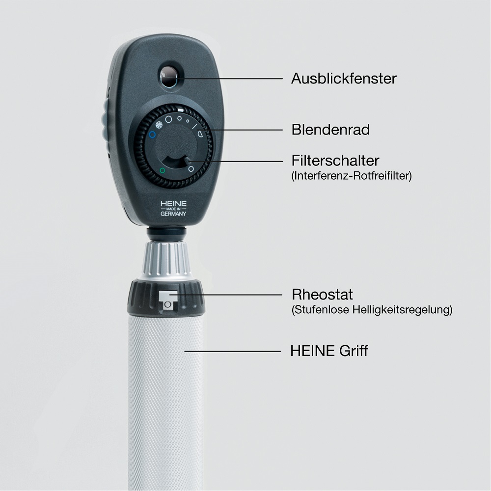 HEINE Ophthalmoskop Erklärung